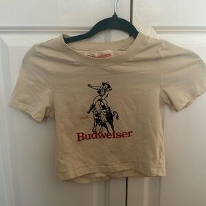 PacSun Budweiser Baby tee size small